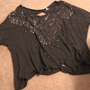 Ecoté beaded crop top